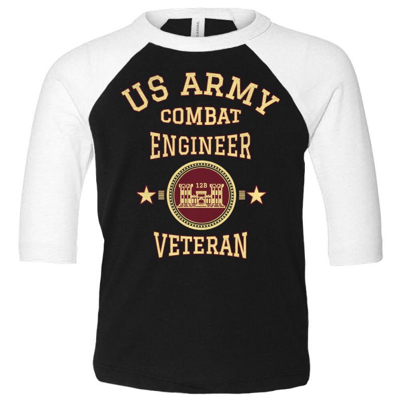 Us Army Combat Engineer Army Corps Of Engineers Gi Toddler 3/4 Sleeve Tee by karynadreck | Artistshot