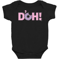 The Simpsons Homer D'oh Donut Premium T Shirt Baby Bodysuit | Artistshot