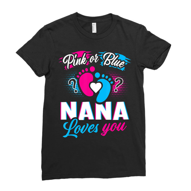 Gender Reveal He Or She Godmother To Bee Pink Or B Ladies Fitted T-shirt | Artistshot