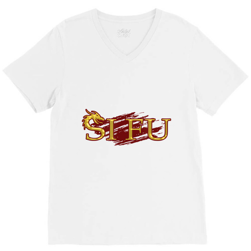 Si Fu Chinese Martial Arts Teacher, Sifu Gift, Kun V-neck Tee | Artistshot