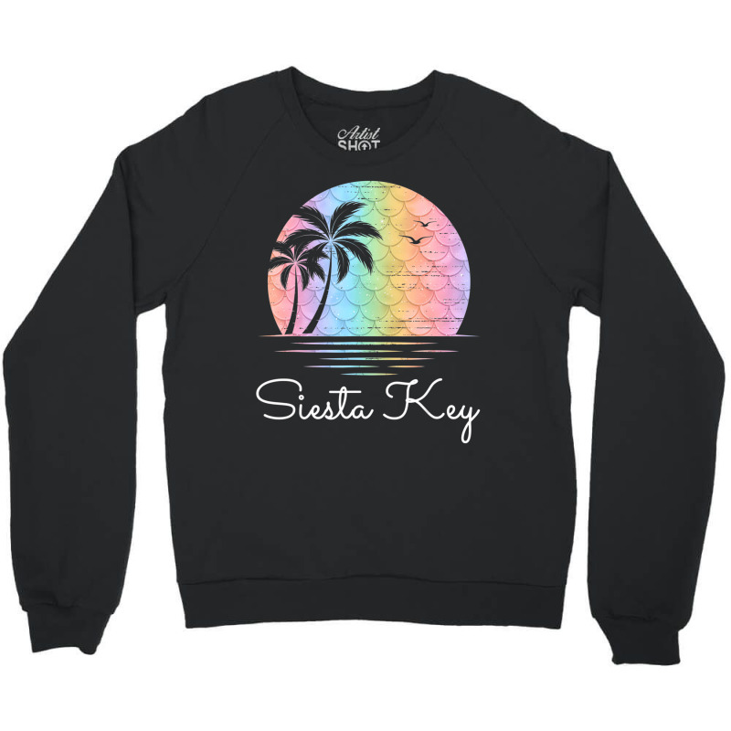 Siesta Key Florida Vacation Beach Island Family Gr Crewneck Sweatshirt by genousuv | Artistshot