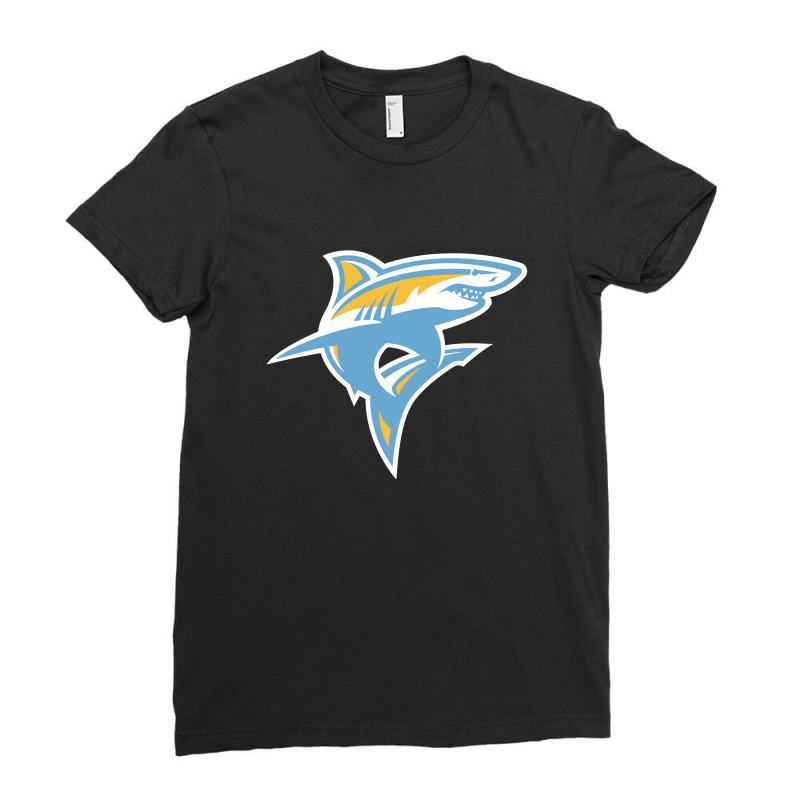 Long Island Sharks Ladies Fitted T-Shirt by chaz.damarion178 | Artistshot