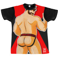 Adam Likes Jockstraps   Red Graphic T-shirt | Artistshot