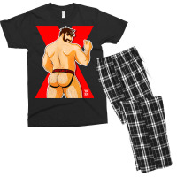 Adam Likes Jockstraps   Red Men's T-shirt Pajama Set | Artistshot