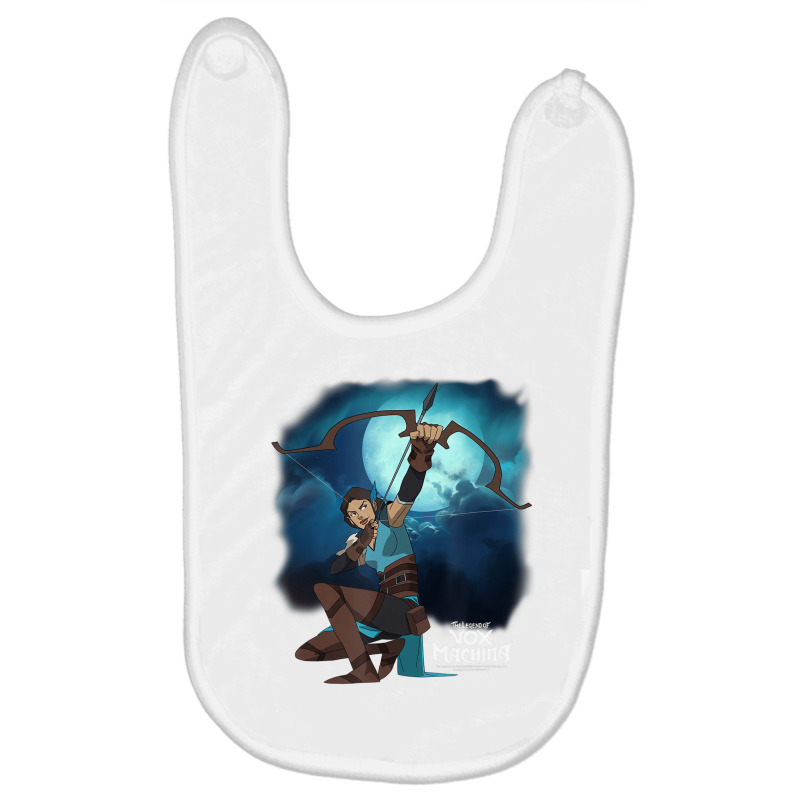 The Legend Of Vox Machina Vex With Bow And Arrow T Baby Bibs | Artistshot