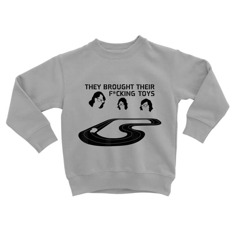 Slap Shot Brothers   They Brought Their Toys Shirt Toddler Sweatshirt | Artistshot