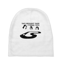 Slap Shot Brothers   They Brought Their Toys Shirt Baby Beanies | Artistshot