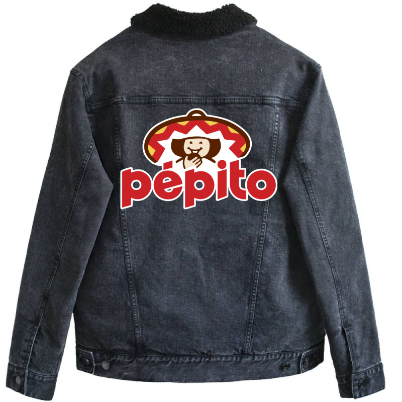 Awesome Pepito Design Unisex Sherpa-Lined Denim Jacket by venooskafilav | Artistshot