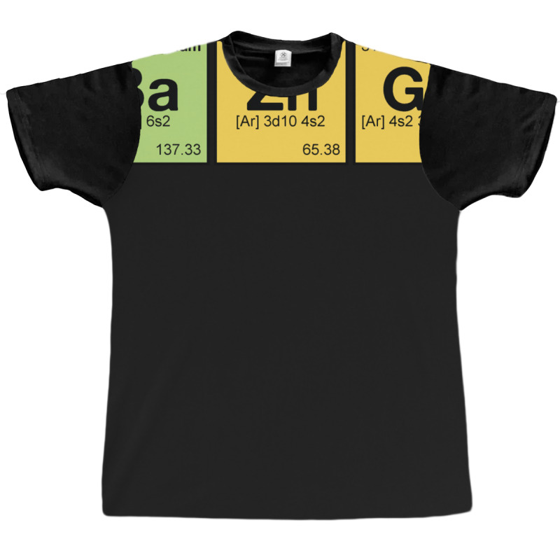 Ba Zn Ga!   Periodic Elements Scramble 1 Graphic T-shirt by venooskafilav | Artistshot