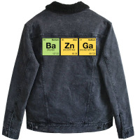 Ba Zn Ga!   Periodic Elements Scramble 1 Unisex Sherpa-lined Denim Jacket | Artistshot