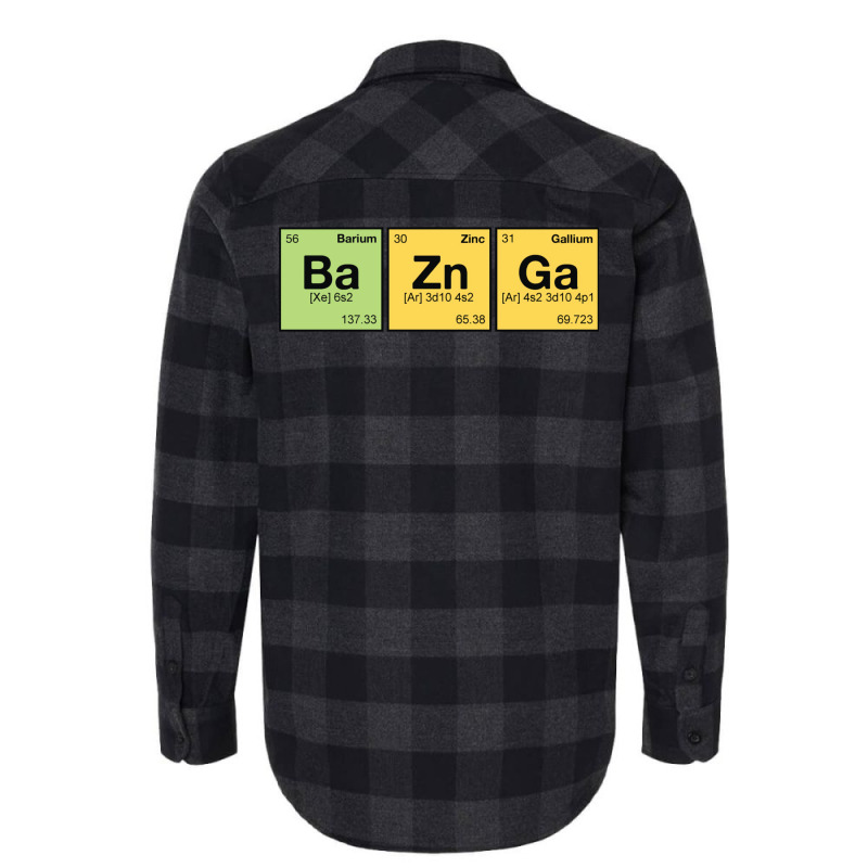 Ba Zn Ga!   Periodic Elements Scramble 1 Flannel Shirt by venooskafilav | Artistshot