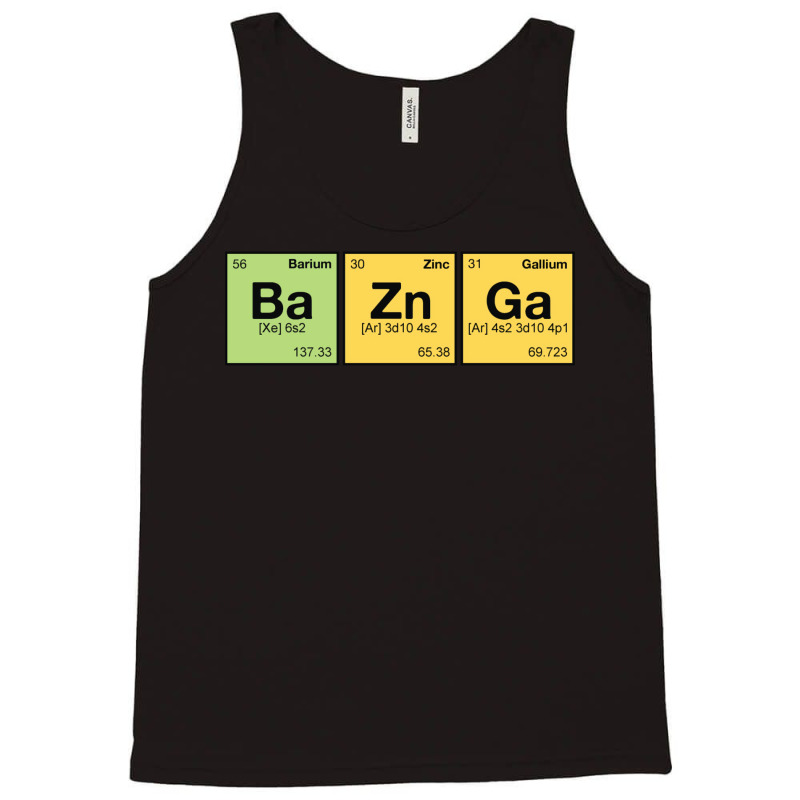 Ba Zn Ga!   Periodic Elements Scramble 1 Tank Top by venooskafilav | Artistshot