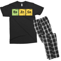 Ba Zn Ga!   Periodic Elements Scramble 1 Men's T-shirt Pajama Set | Artistshot