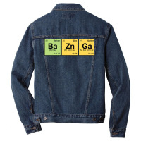 Ba Zn Ga!   Periodic Elements Scramble 1 Men Denim Jacket | Artistshot