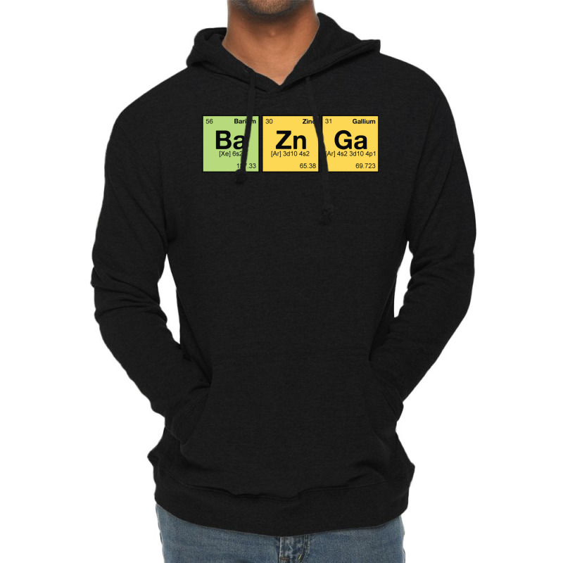 Ba Zn Ga!   Periodic Elements Scramble 1 Lightweight Hoodie by venooskafilav | Artistshot