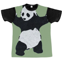 Banksy Panda With Guns Graphic T-shirt | Artistshot