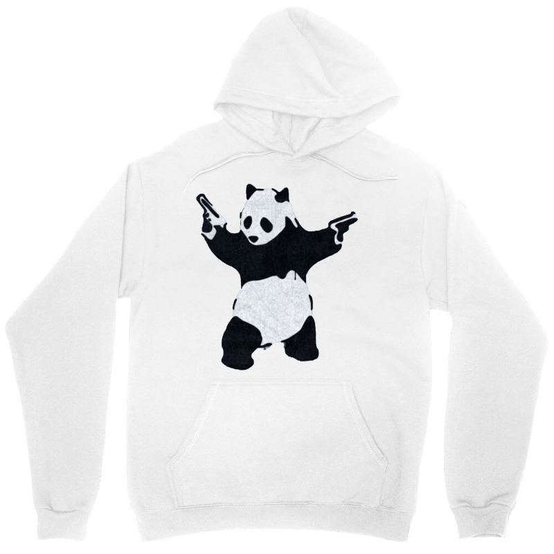 Banksy Panda With Guns Unisex Hoodie by venooskafilav | Artistshot