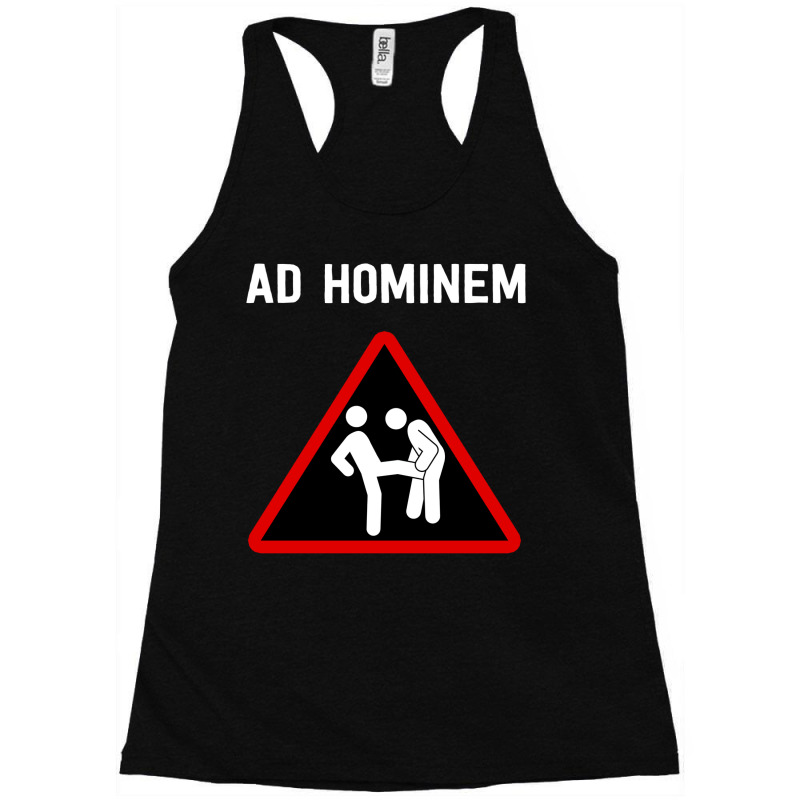 Ad Hominem   Fun Philosophy Logic Design Racerback Tank by tsenaadzorg | Artistshot