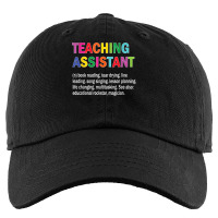 Teaching Assistant Definition  School Educational Kids Cap | Artistshot