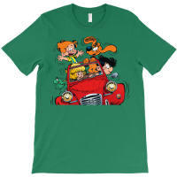 Boule Et Bill (billy And Buddy) In The Car T-shirt | Artistshot