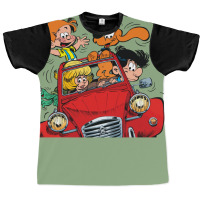 Boule Et Bill (billy And Buddy) In The Car Graphic T-shirt | Artistshot