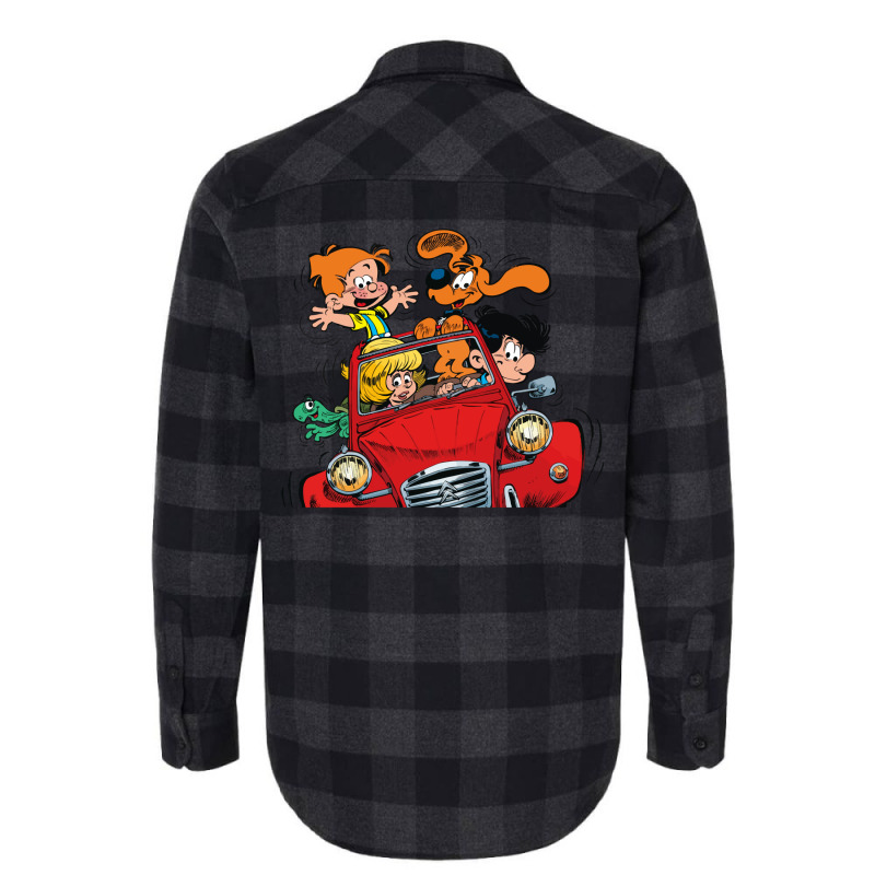 Boule Et Bill (billy And Buddy) In The Car Flannel Shirt by venooskafilav | Artistshot