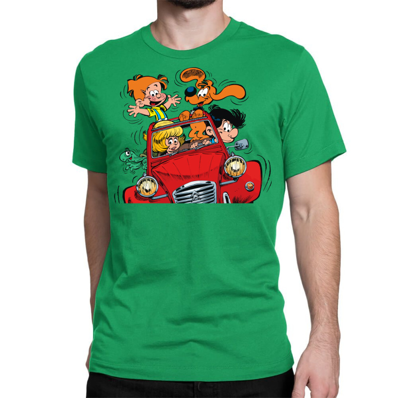 Boule Et Bill (billy And Buddy) In The Car Classic T-shirt by venooskafilav | Artistshot