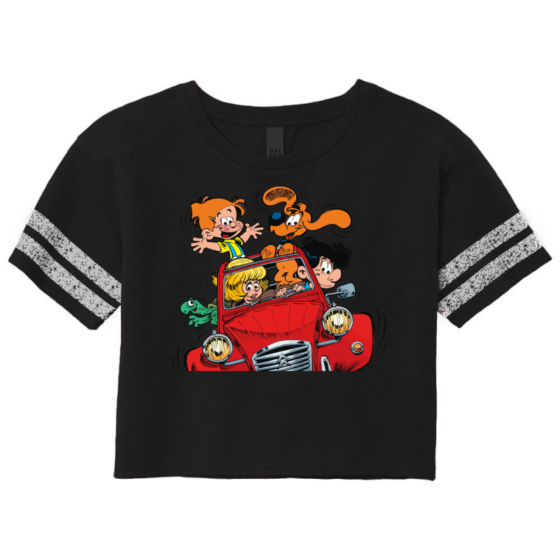 Boule Et Bill (billy And Buddy) In The Car Scorecard Crop Tee by venooskafilav | Artistshot