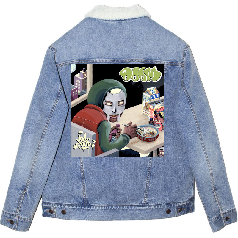 All Mf Mf Mf Mf Mf Mf Mf Mf Mf Mf Mf Mf Mf Mf Mf M Unisex Sherpa-Lined Denim Jacket by sukantotsonu | Artistshot