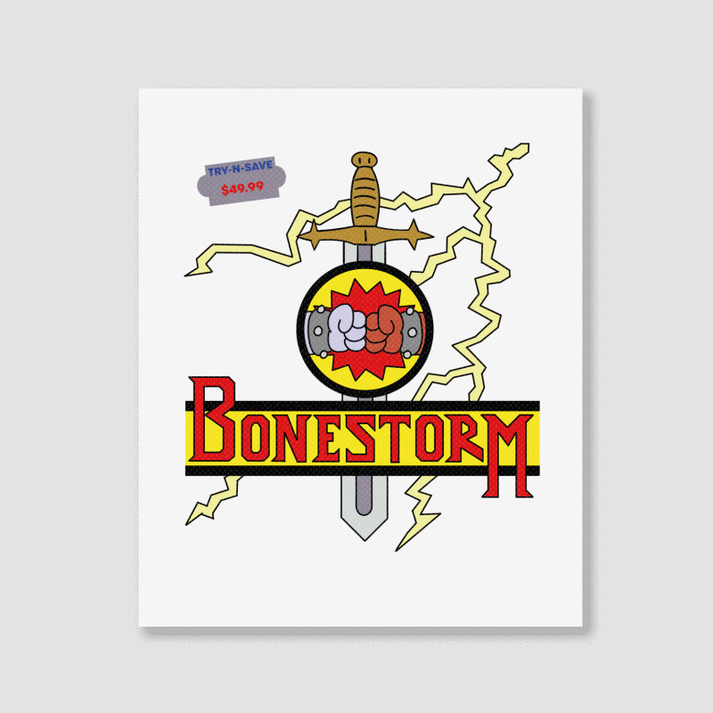 Bonestorm Portrait Canvas Print | Artistshot