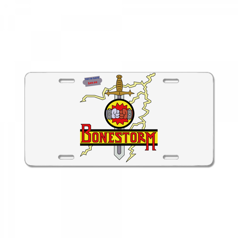 Bonestorm License Plate | Artistshot