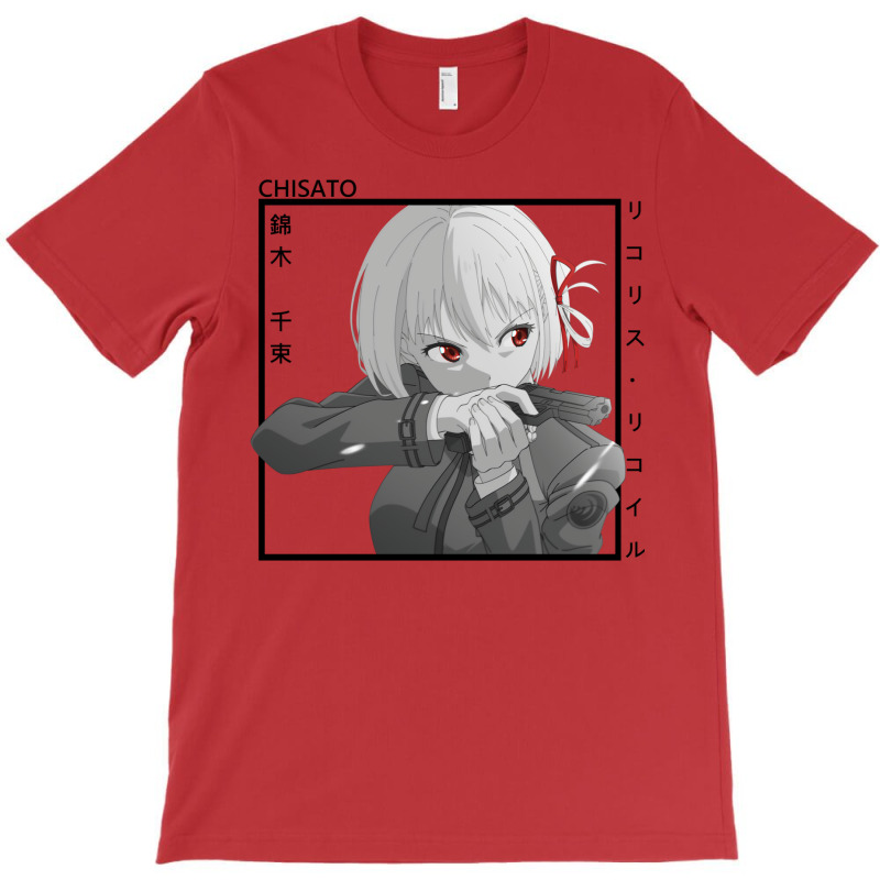 Chisato Nishikigi   Lycoris Recoil T-Shirt by venooskafilav | Artistshot