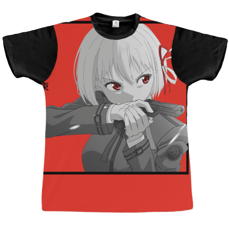 Chisato Nishikigi   Lycoris Recoil Graphic T-shirt by venooskafilav | Artistshot