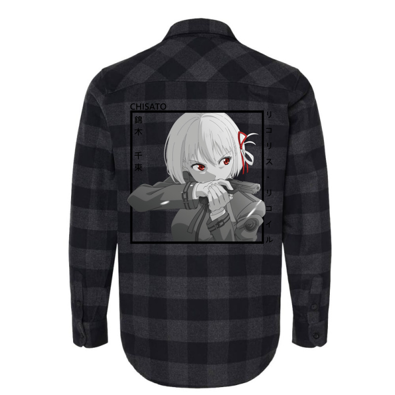 Chisato Nishikigi   Lycoris Recoil Flannel Shirt by venooskafilav | Artistshot