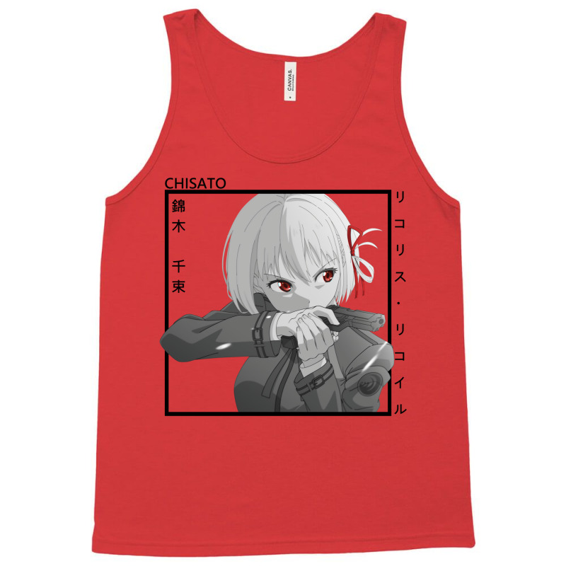 Chisato Nishikigi   Lycoris Recoil Tank Top by venooskafilav | Artistshot