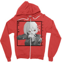 Chisato Nishikigi   Lycoris Recoil Zipper Hoodie | Artistshot