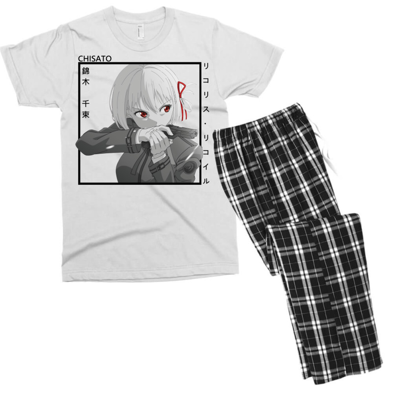 Chisato Nishikigi   Lycoris Recoil Men's T-shirt Pajama Set by venooskafilav | Artistshot