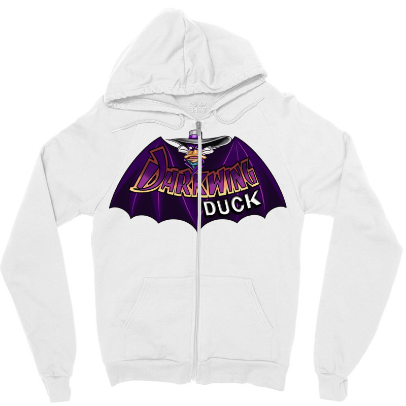 Darkwing Duck Crossover Symbol 1 Zipper Hoodie by venooskafilav | Artistshot