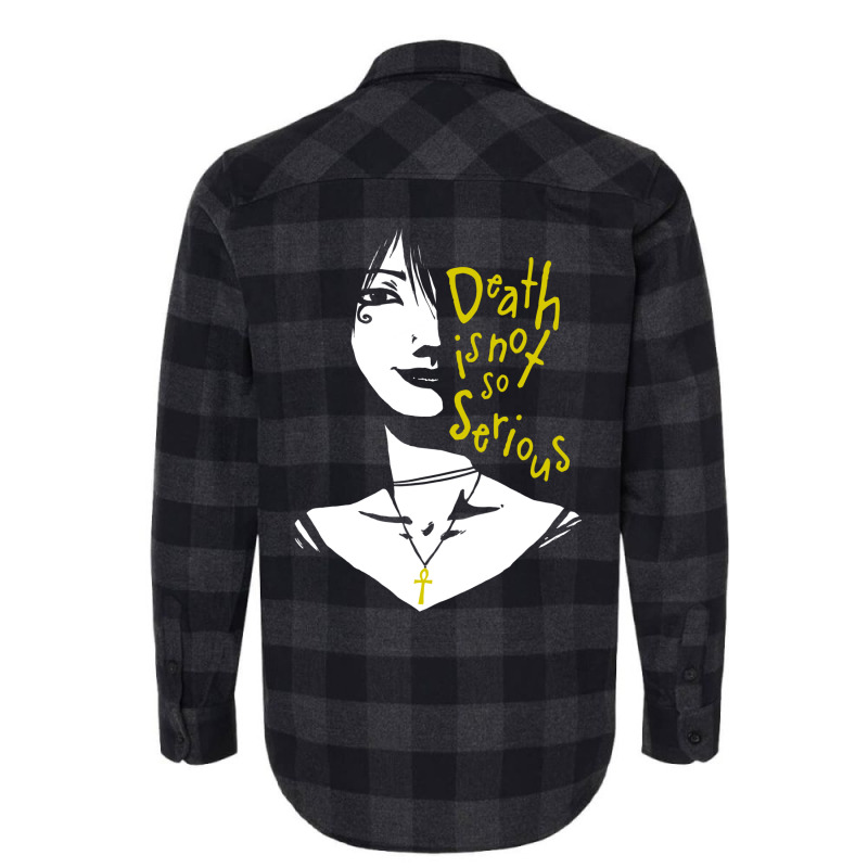 Death Is Not So Serious Flannel Shirt by venooskafilav | Artistshot