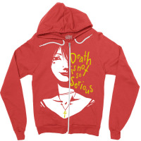 Death Is Not So Serious Zipper Hoodie | Artistshot