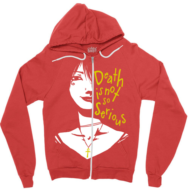 Death Is Not So Serious Zipper Hoodie by venooskafilav | Artistshot