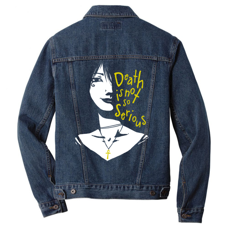 Death Is Not So Serious Men Denim Jacket by venooskafilav | Artistshot