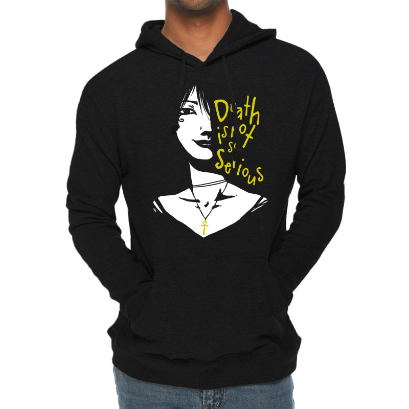 Death Is Not So Serious Lightweight Hoodie by venooskafilav | Artistshot