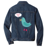 Emotional Support Duck Men Denim Jacket | Artistshot