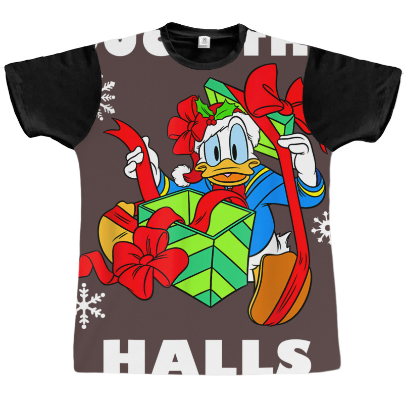 Duck The Halls Christmas Portrait Graphic T-shirt by venooskafilav | Artistshot