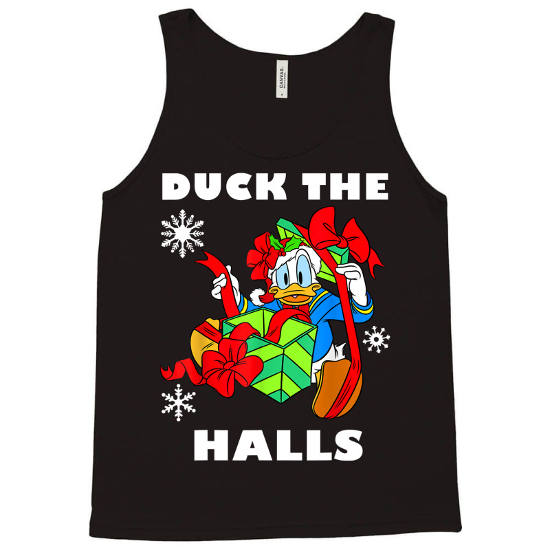 Duck The Halls Christmas Portrait Tank Top by venooskafilav | Artistshot