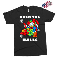 Duck The Halls Christmas Portrait Exclusive T-shirt | Artistshot