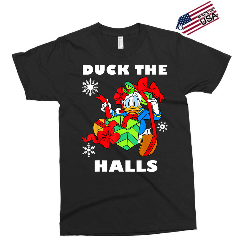 Duck The Halls Christmas Portrait Exclusive T-shirt by venooskafilav | Artistshot