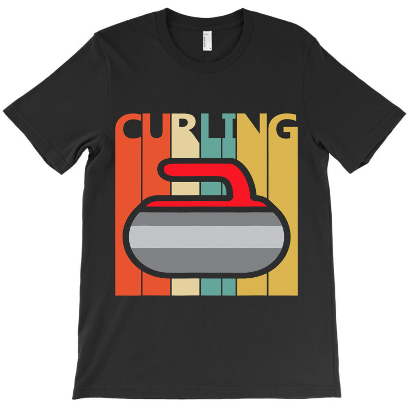Retro 1980s Curling Sport T-shirt | Artistshot