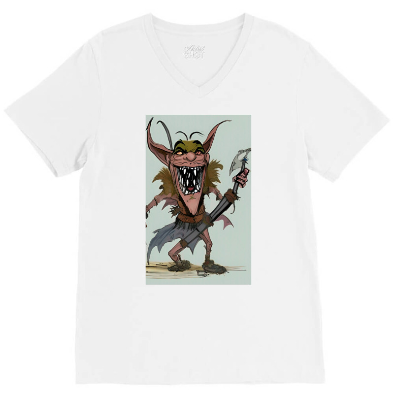 It's Goblin Time. V-Neck Tee by ishaaqayanau | Artistshot